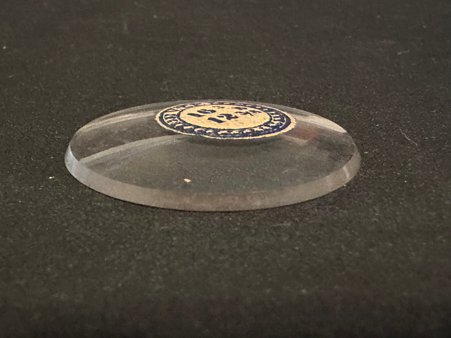 VTF Vintage Glass Pocket Watch Crystal 16-3/16 (~36.5mm) - NOS