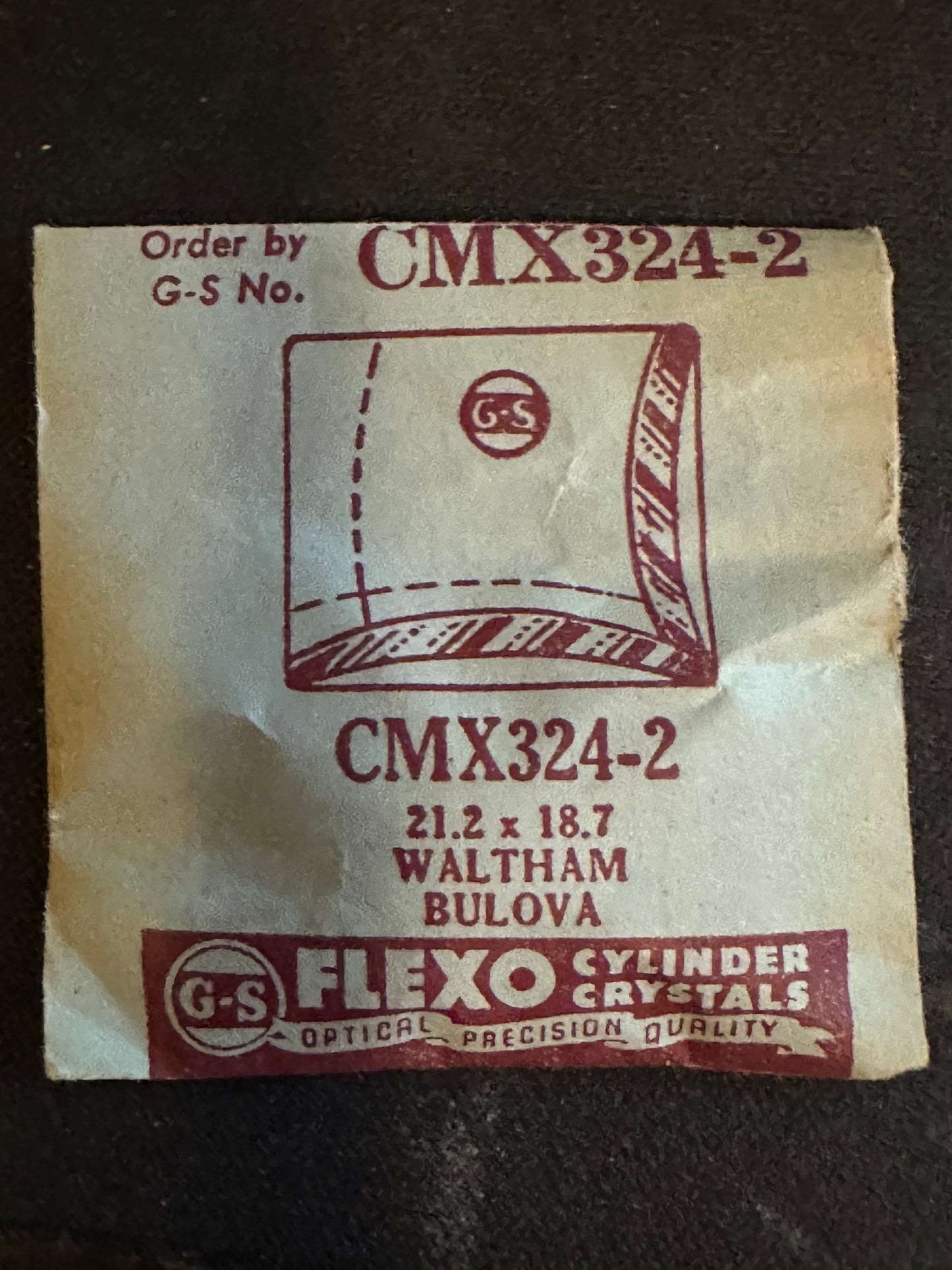 GS CMX series Fancy Flexo Wrist Watch Crystals