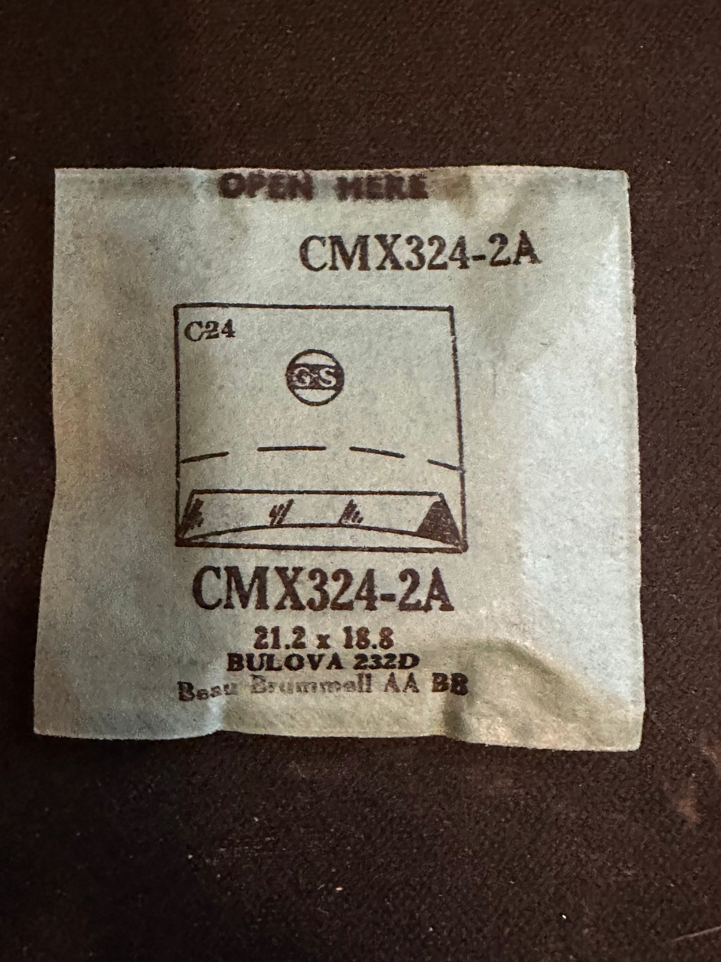 GS CMX series Fancy Flexo Wrist Watch Crystals