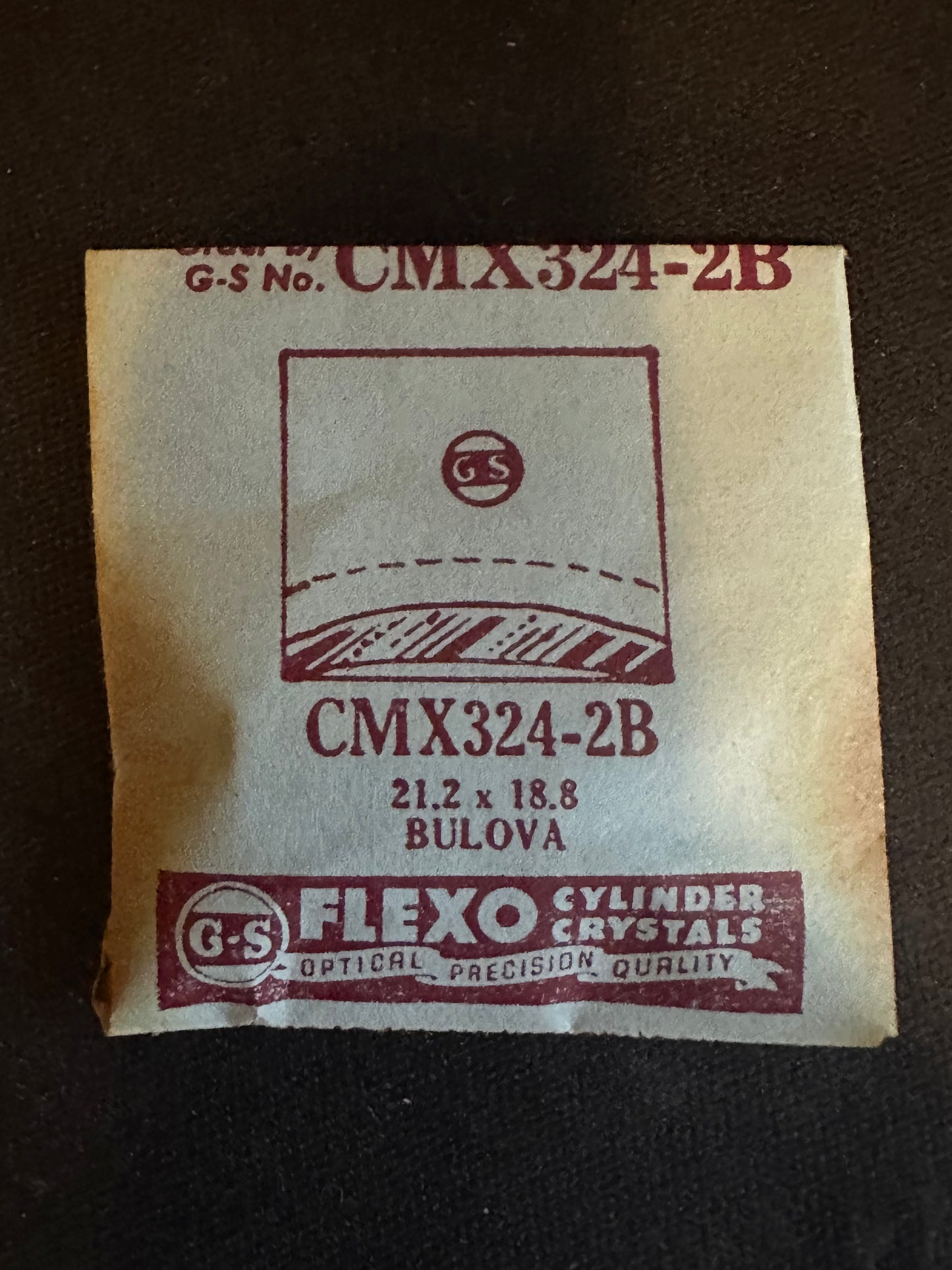 GS CMX series Fancy Flexo Wrist Watch Crystals