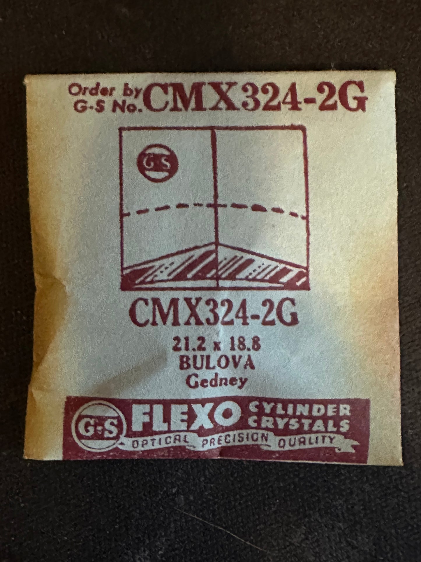 GS CMX series Fancy Flexo Wrist Watch Crystals