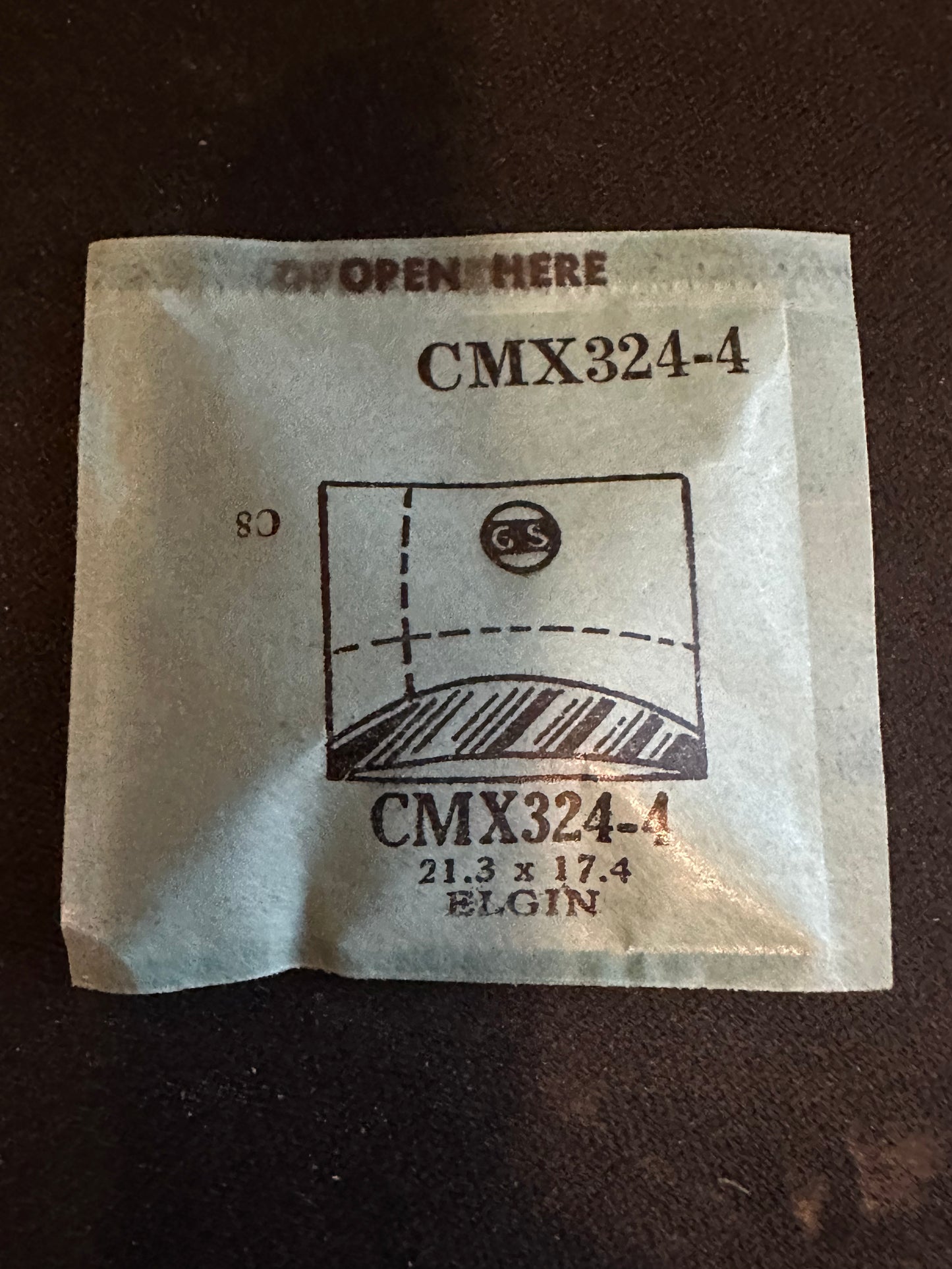 GS CMX series Fancy Flexo Wrist Watch Crystals
