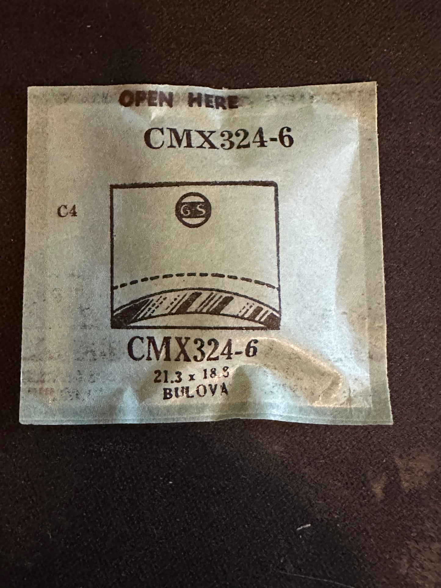 GS CMX series Fancy Flexo Wrist Watch Crystals