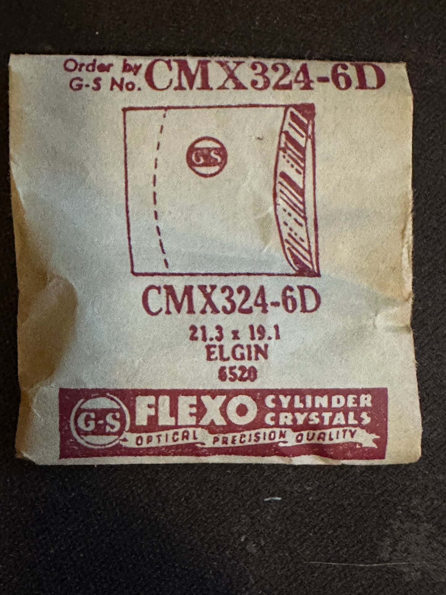 GS CMX series Fancy Flexo Wrist Watch Crystals