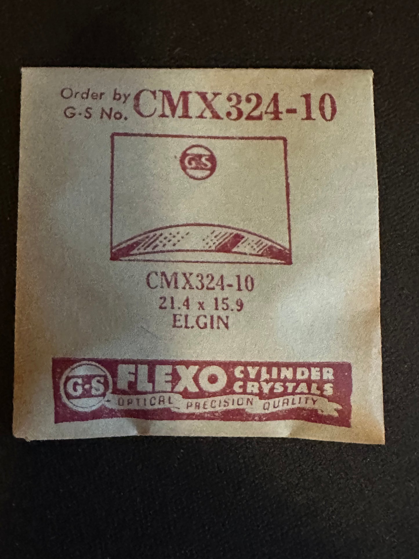 GS CMX series Fancy Flexo Wrist Watch Crystals