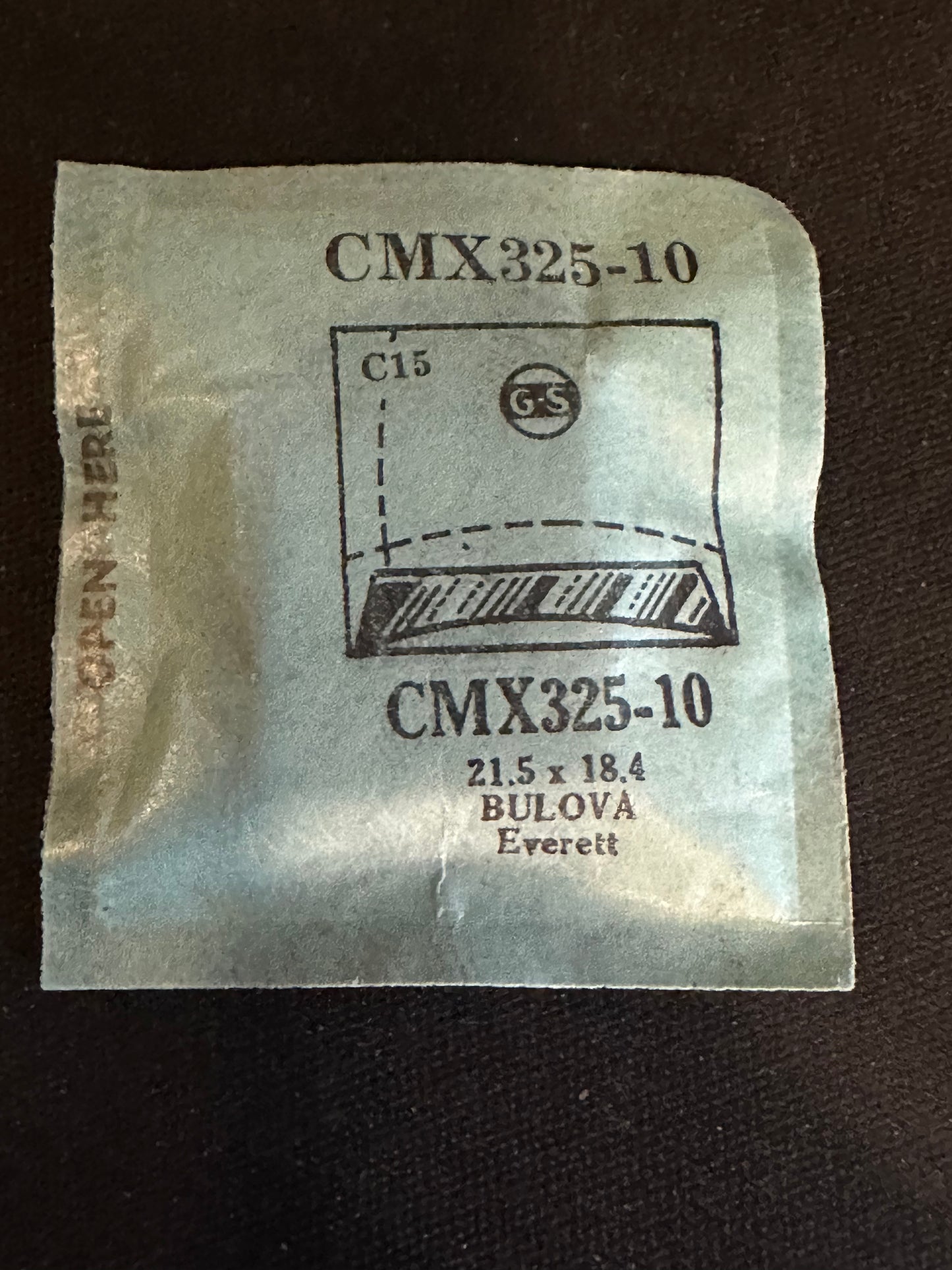 GS CMX series Fancy Flexo Wrist Watch Crystals