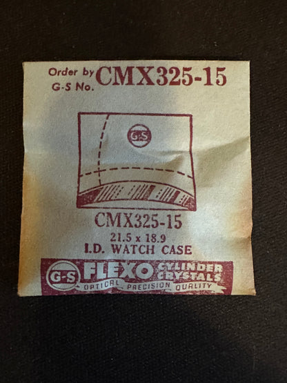 GS CMX series Fancy Flexo Wrist Watch Crystals