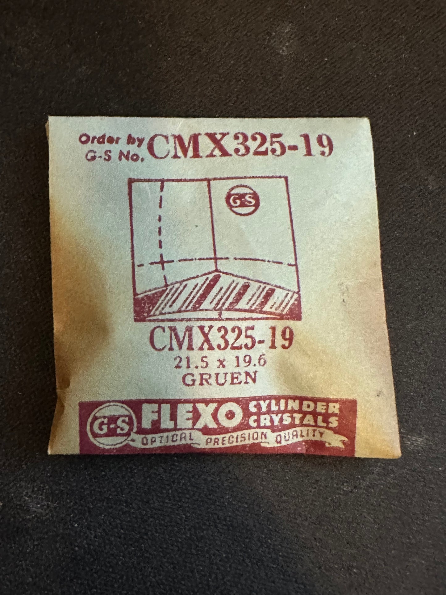 GS CMX series Fancy Flexo Wrist Watch Crystals