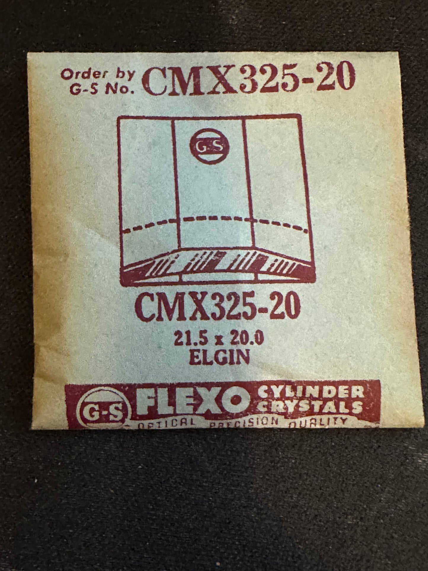 GS CMX series Fancy Flexo Wrist Watch Crystals