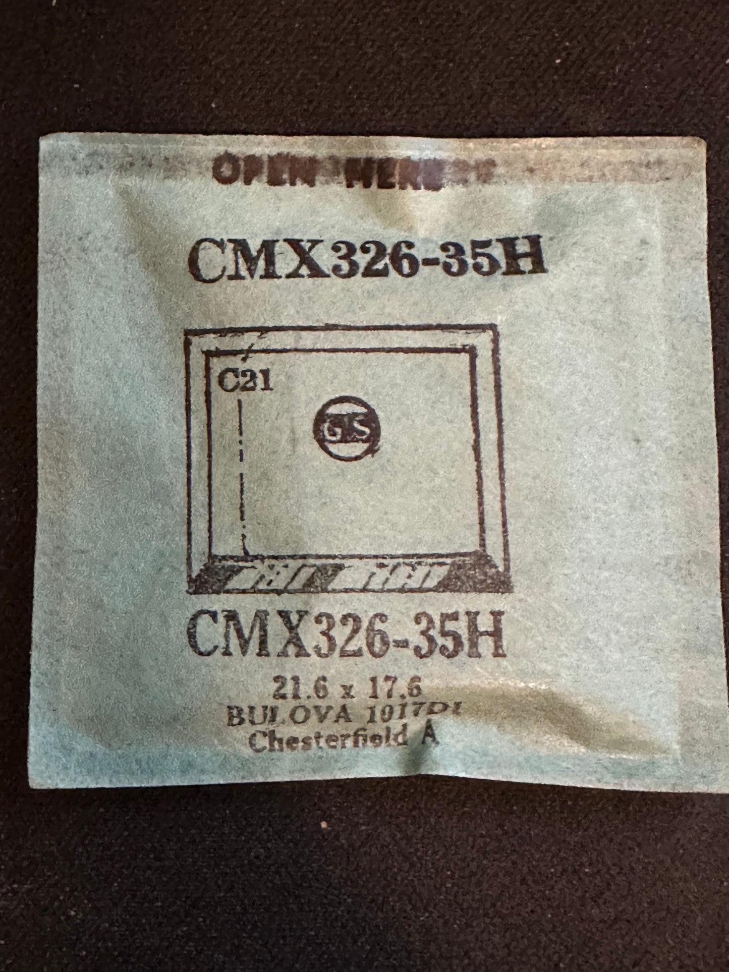 GS CMX series Fancy Flexo Wrist Watch Crystals