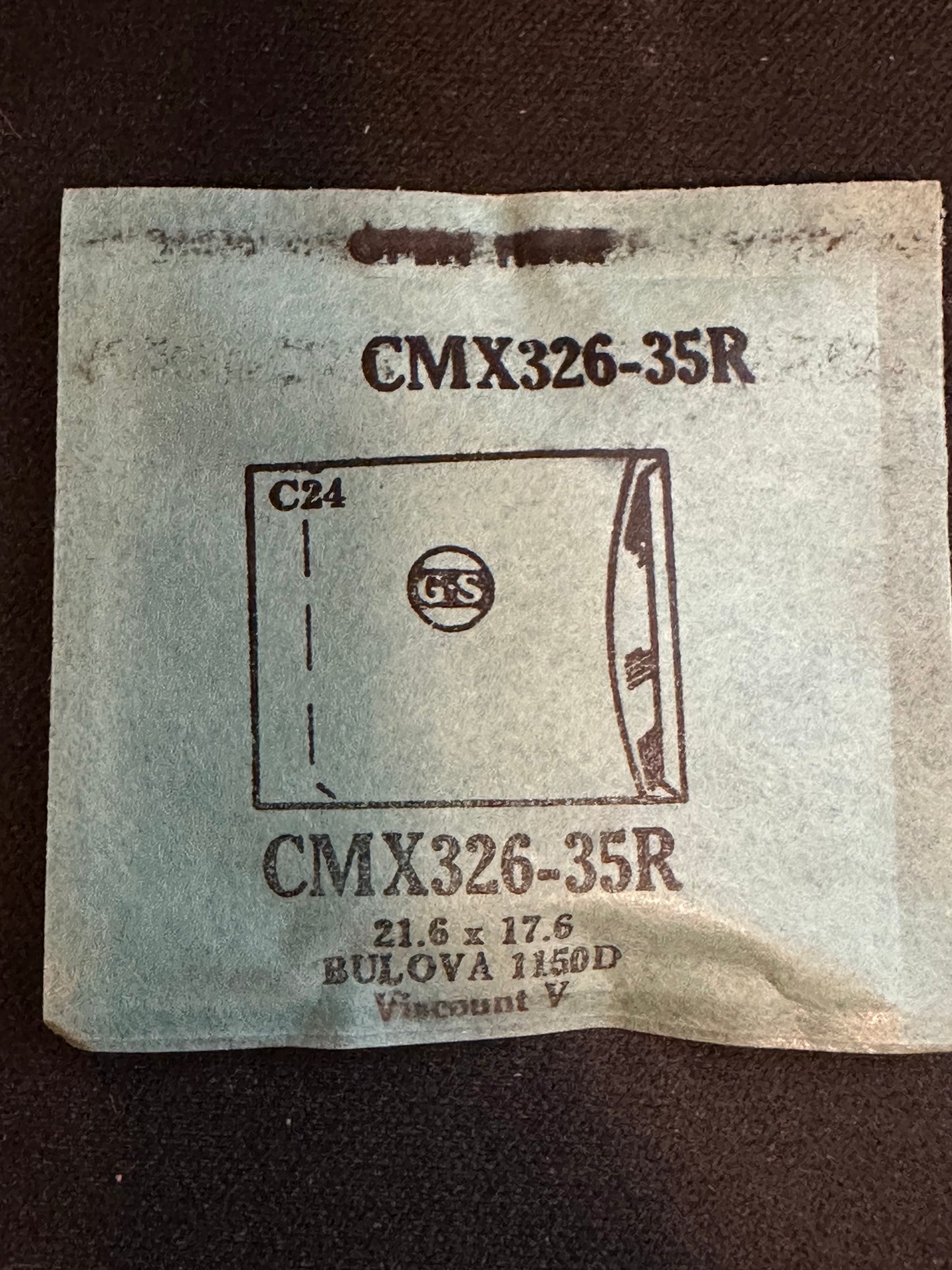 GS CMX series Fancy Flexo Wrist Watch Crystals