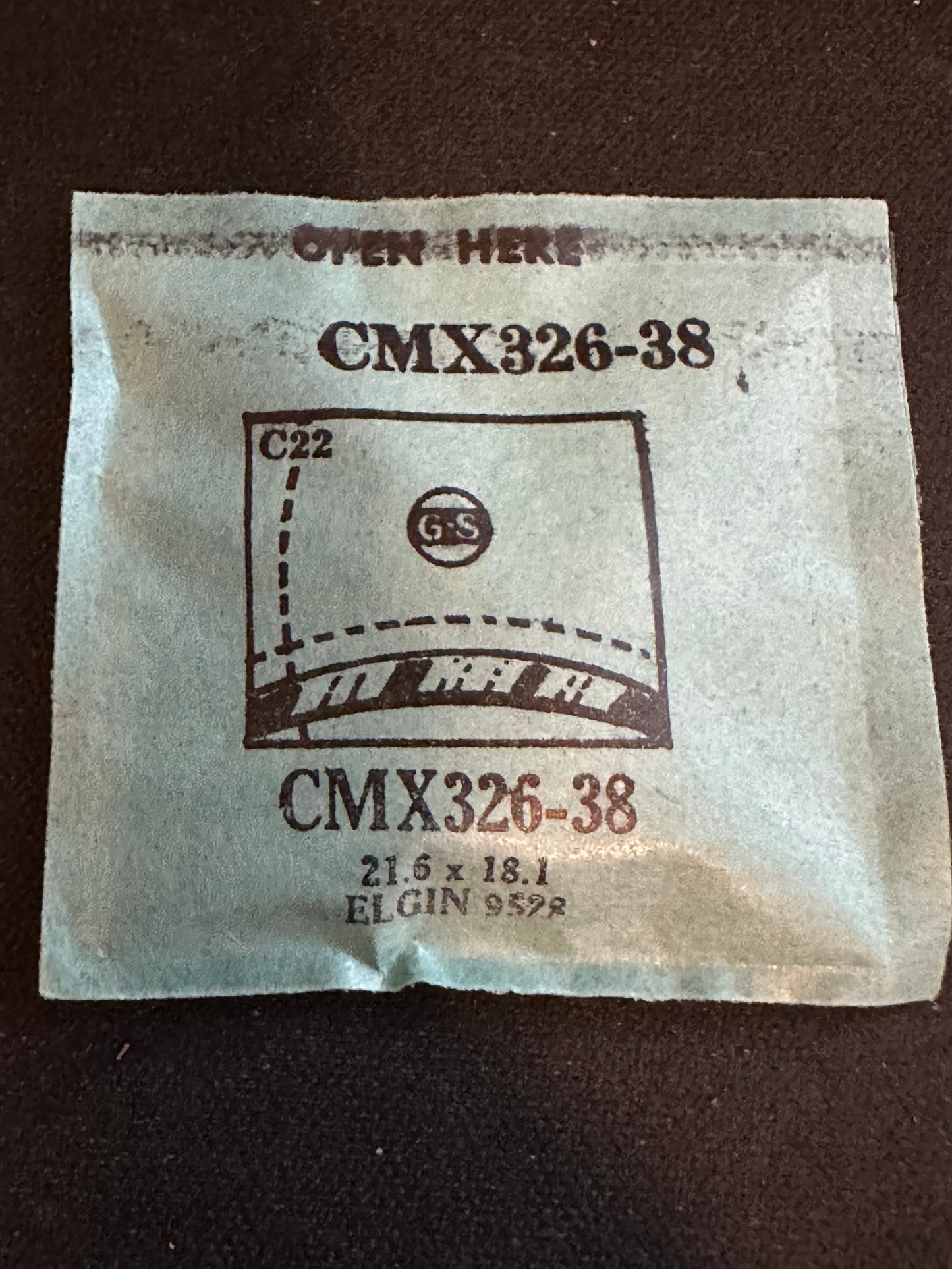 GS CMX series Fancy Flexo Wrist Watch Crystals