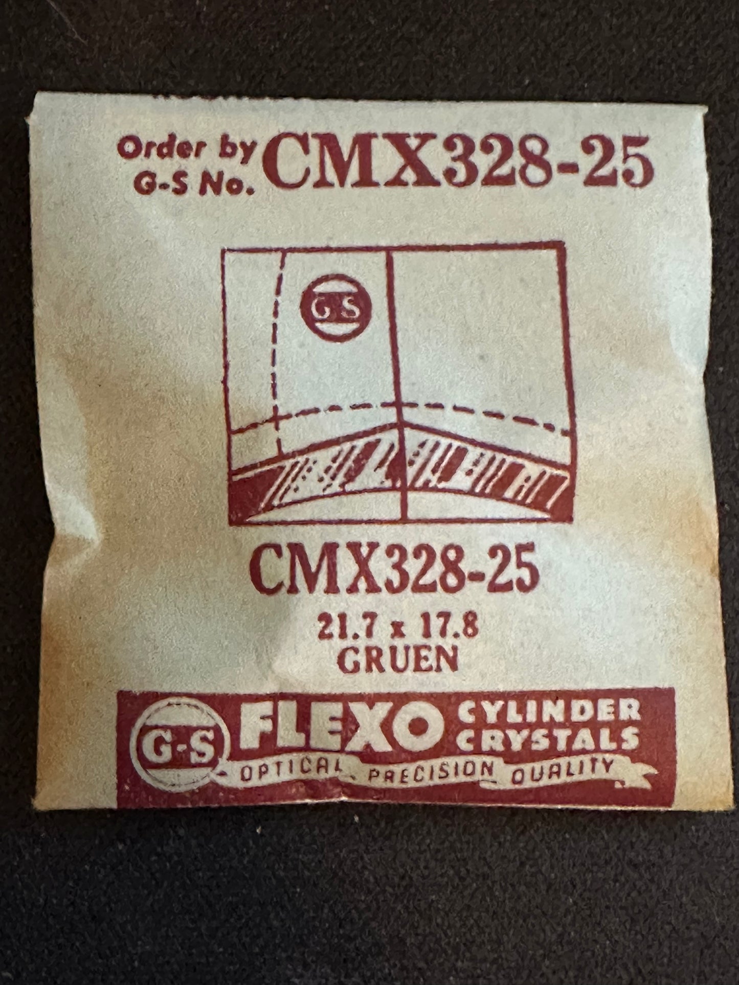 GS CMX series Fancy Flexo Wrist Watch Crystals