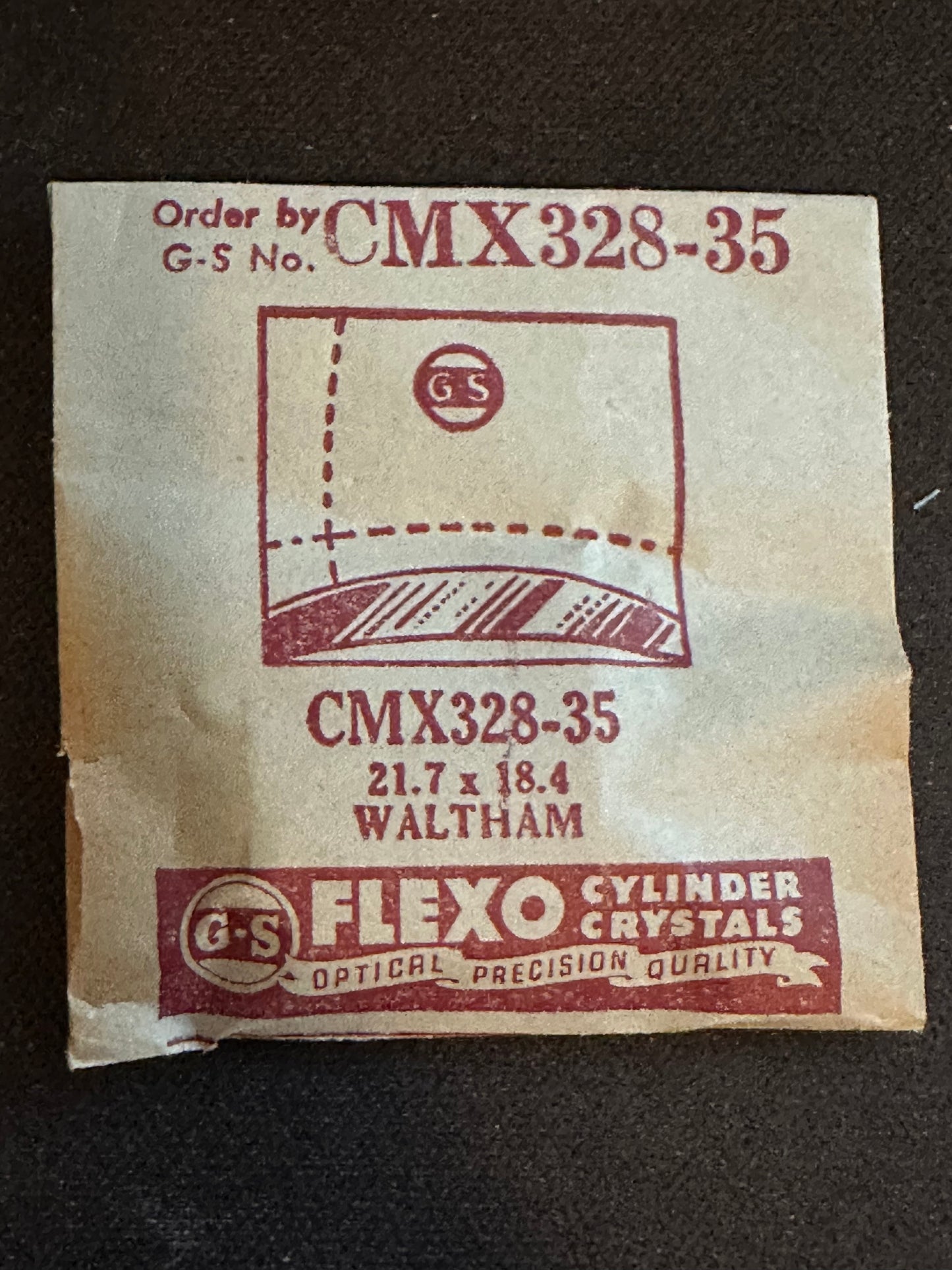 GS CMX series Fancy Flexo Wrist Watch Crystals