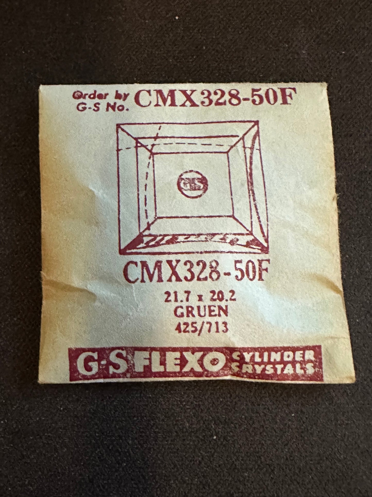 GS CMX series Fancy Flexo Wrist Watch Crystals