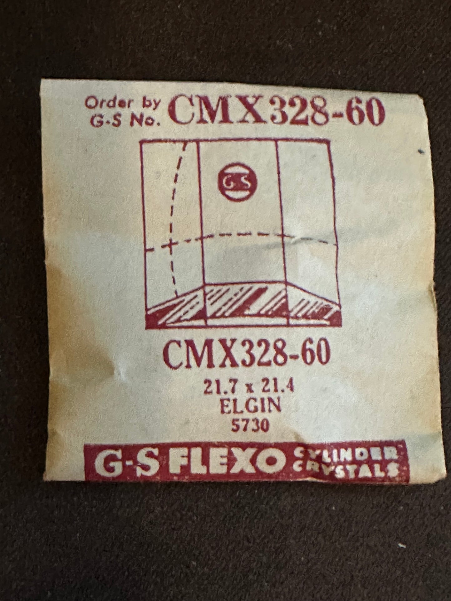 GS CMX series Fancy Flexo Wrist Watch Crystals