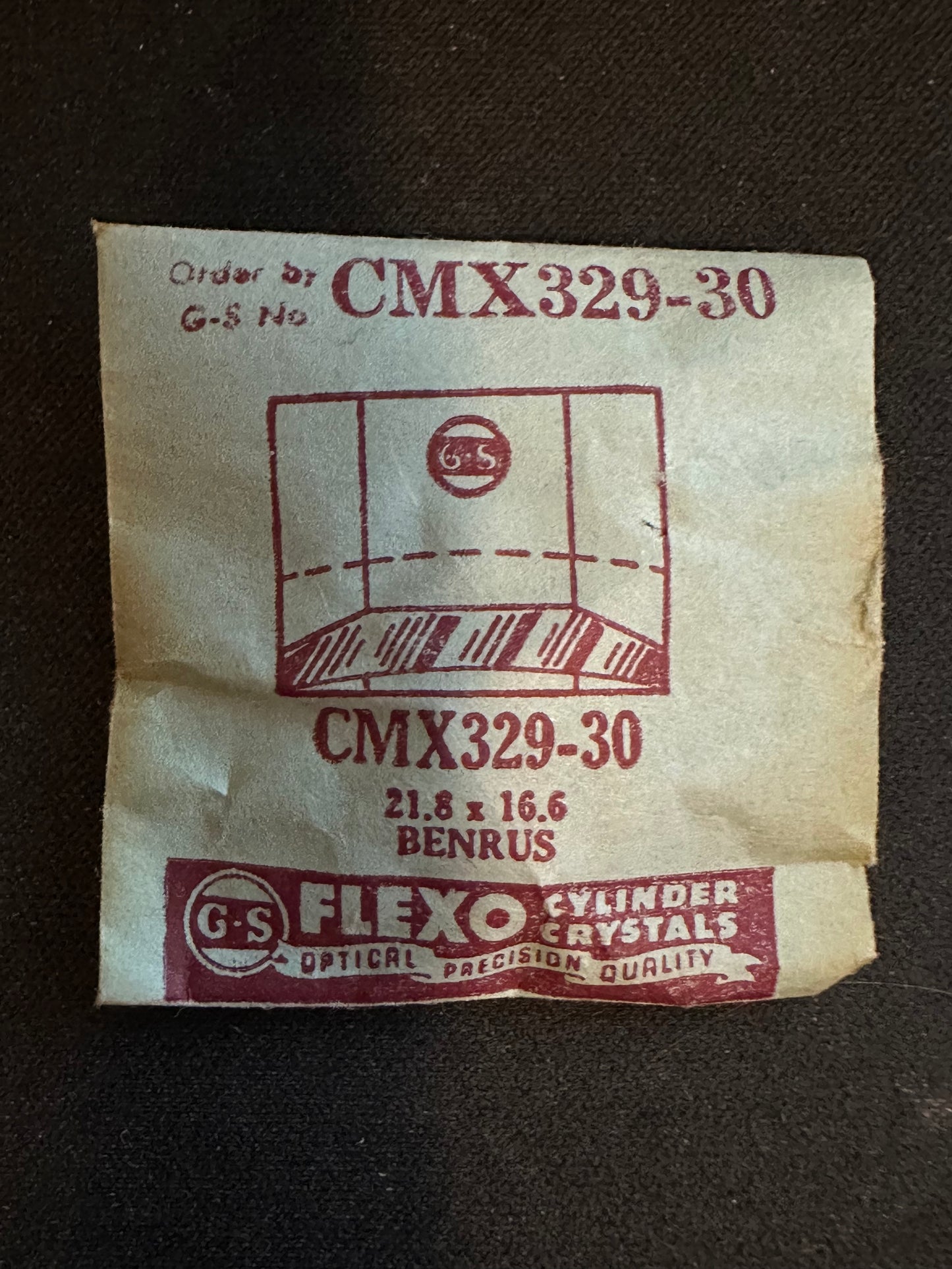 GS CMX series Fancy Flexo Wrist Watch Crystals