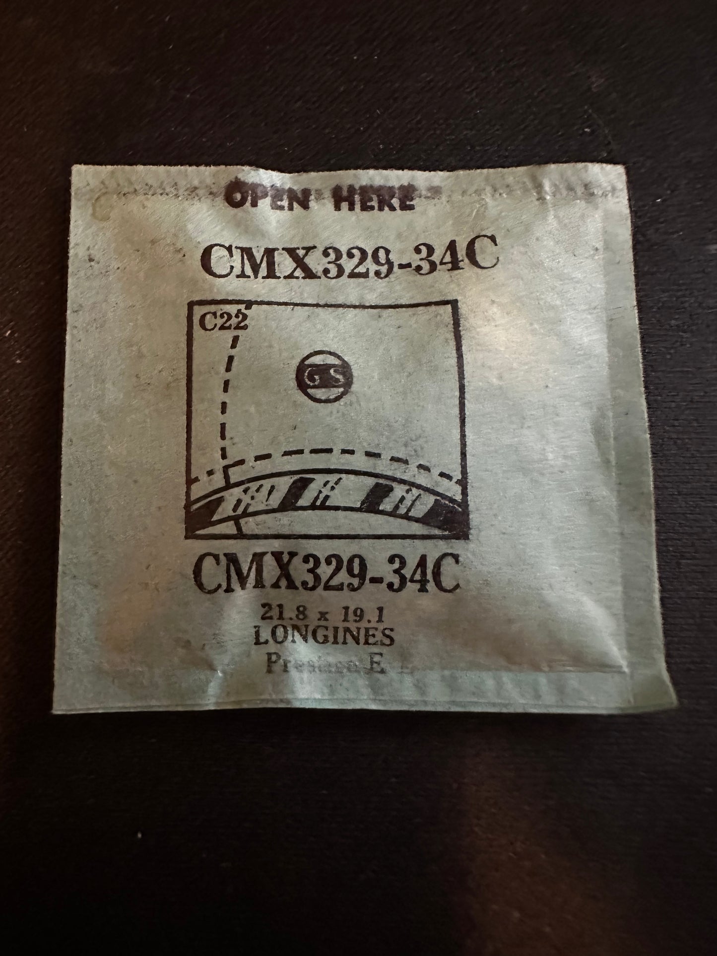 GS CMX series Fancy Flexo Wrist Watch Crystals