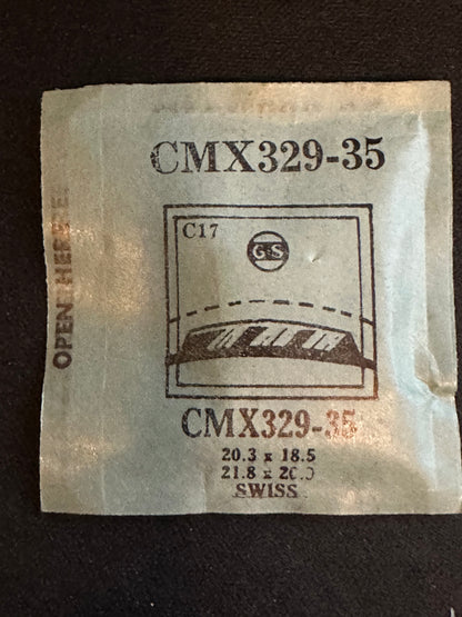 GS CMX series Fancy Flexo Wrist Watch Crystals