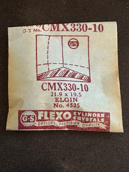 GS CMX series Fancy Flexo Wrist Watch Crystals