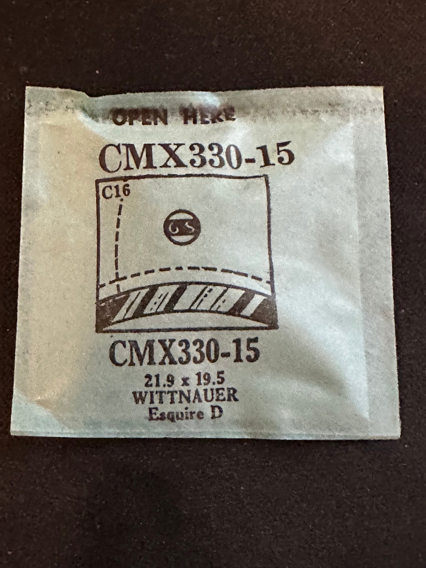 GS CMX series Fancy Flexo Wrist Watch Crystals