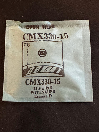 GS CMX series Fancy Flexo Wrist Watch Crystals