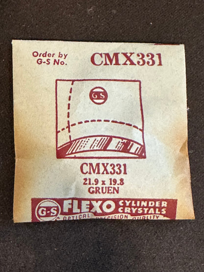 GS CMX series Fancy Flexo Wrist Watch Crystals