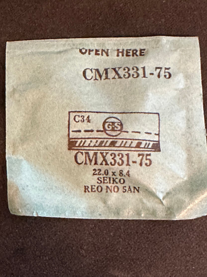 GS CMX series Fancy Flexo Wrist Watch Crystals