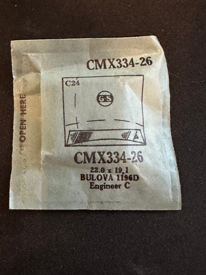 GS CMX series Fancy Flexo Wrist Watch Crystals