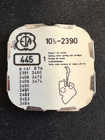 Ebauches SA Set Bridge #445 for ETA caliber 2390, 10½ Ligne movements - new