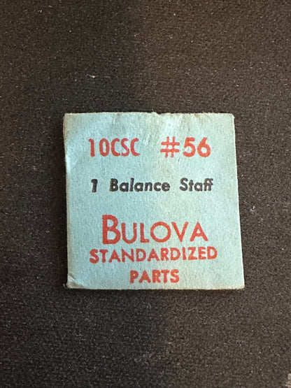 Bulova Factory Balance Staff for caliber 10CSC, 9AR, 9ARC - New