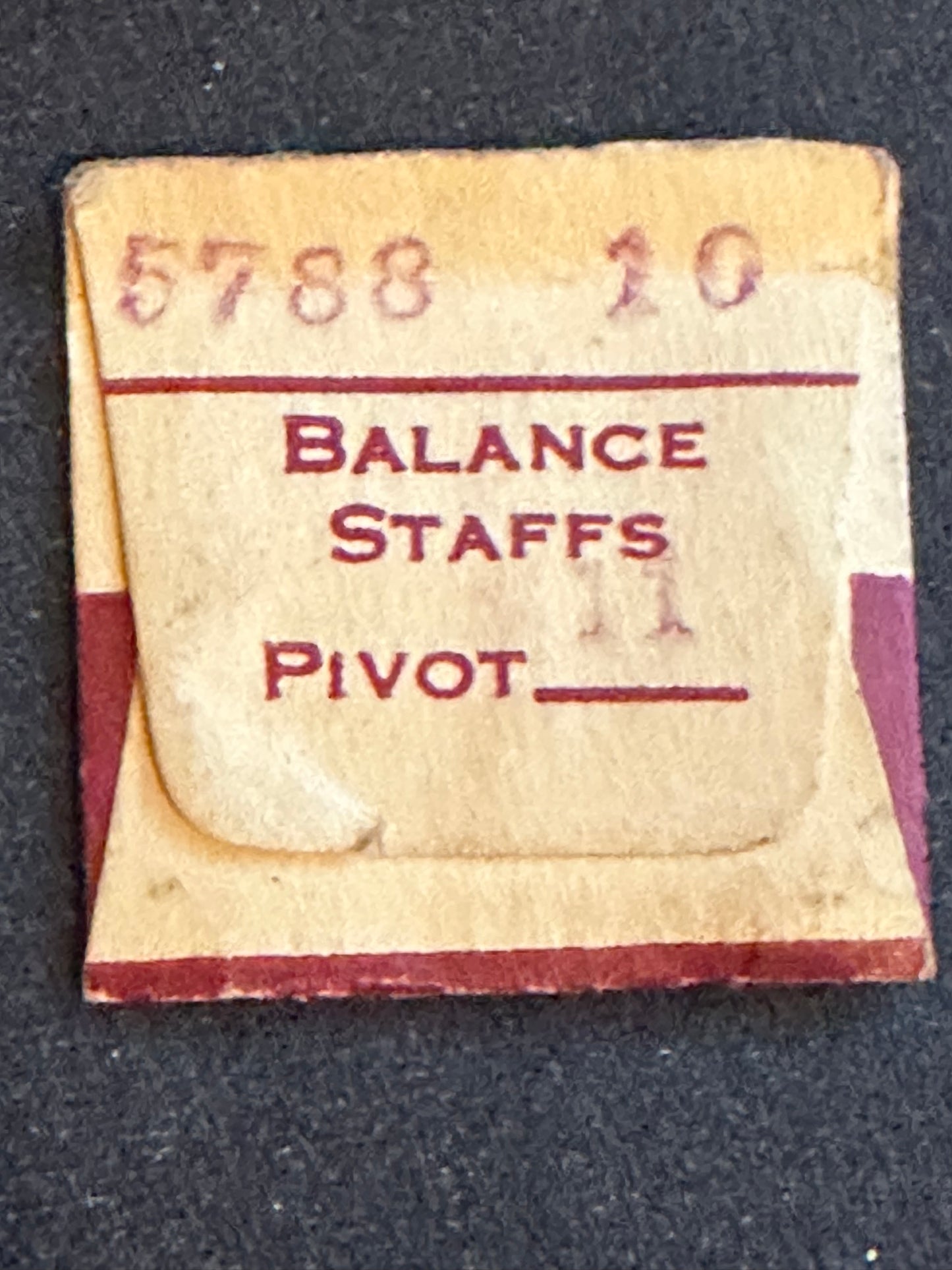 Elgin Factory Balance Staff for 10s Grade 542, 543 & 546 - #5788