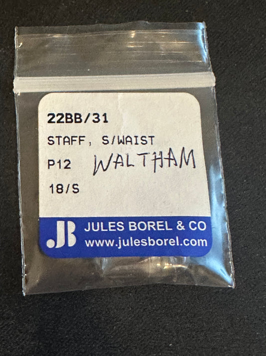 Borel Material Balance Staff for Waltham 18s Model 1892, P12, #1703 - New