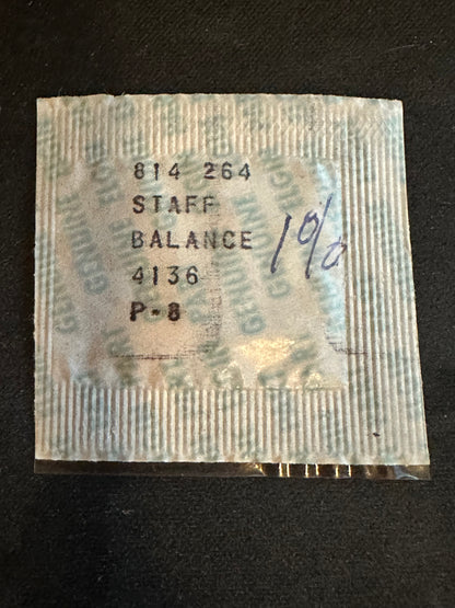 Elgin Factory Balance Staff for 6/0s & 10/0s movements, P8, No. 4136