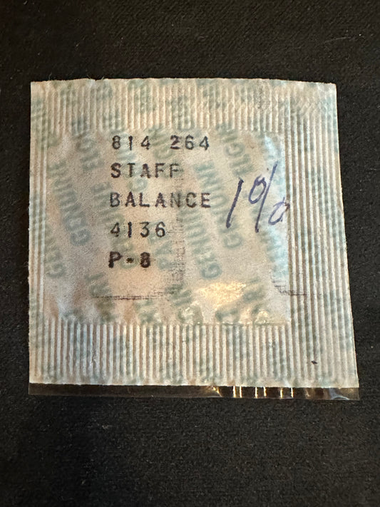 Elgin Factory Balance Staff for 6/0s & 10/0s movements, P8, No. 4136