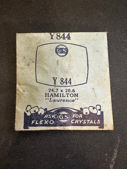 GS Flexo Flat Crystal Y844 for HAMILTON Laurence - 24.7 x 20.6 mm - New