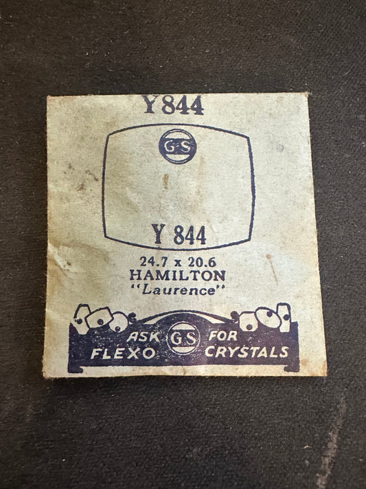 GS Flexo Flat Crystal Y844 for HAMILTON Laurence - 24.7 x 20.6 mm - New