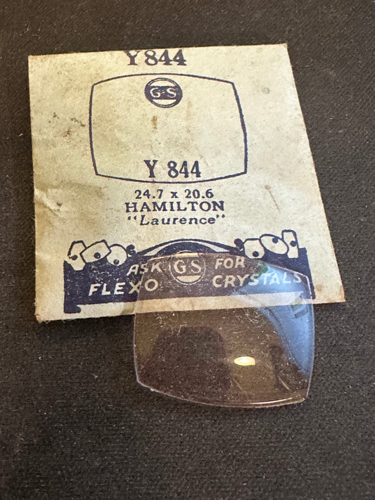 GS Flexo Flat Crystal Y844 for HAMILTON Laurence - 24.7 x 20.6 mm - New