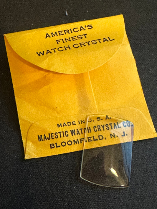 Mercury Flat Crystal Y2281 (GS Y755) for ELGIN - 22.8 x 15.7 mm - New