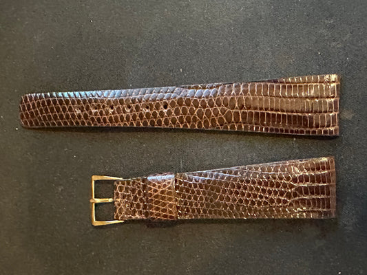 Vintage Hamilton 20mm Genuine Lizard Wrist Watch Strap