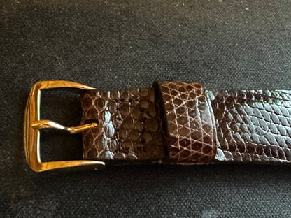 Vintage Hamilton 20mm Genuine Lizard Wrist Watch Strap