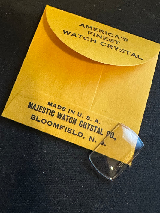 Mercury Flat Crystal Y1751 (GS Y485) for HAMILTON Lucille - 17.5 x 10.2 mm - New