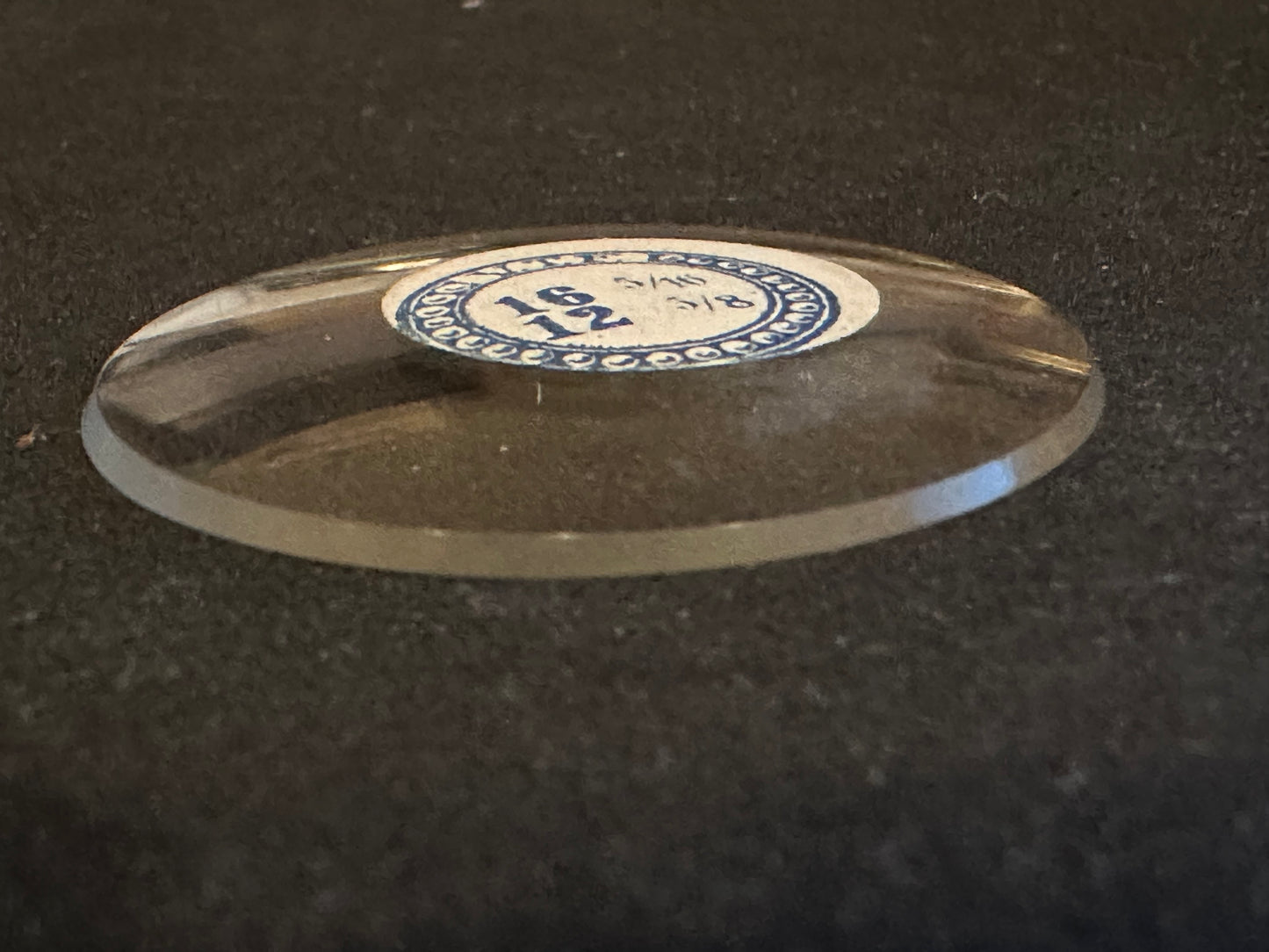 VTF Vintage Glass Watch Crystal 16-5/16 (~36.8mm) - NOS