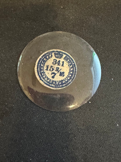 Crown Vintage Glass Hunting Case Watch Crystal 15-2/16 (~34.1mm) - NOS