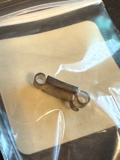 One Sterling Silver 8mm Rectangle Box Clasp - New in package