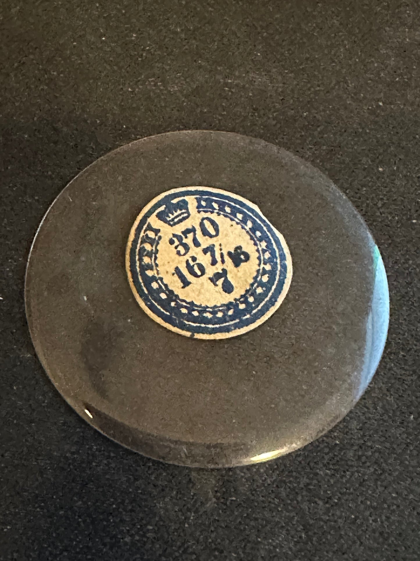 Crown Vintage Glass Hunting Case Watch Crystal 16-7/16 (~37.0mm) - NOS