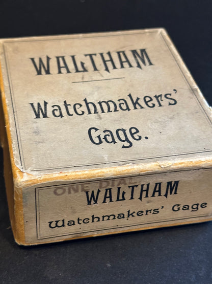 Waltham ONE DIAL Watchmakers' Gage - Universal Watchmakers Gauge