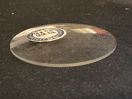 VTF Vintage Glass Pocket Watch Crystal 21-2/16 (~47.7mm) - NOS