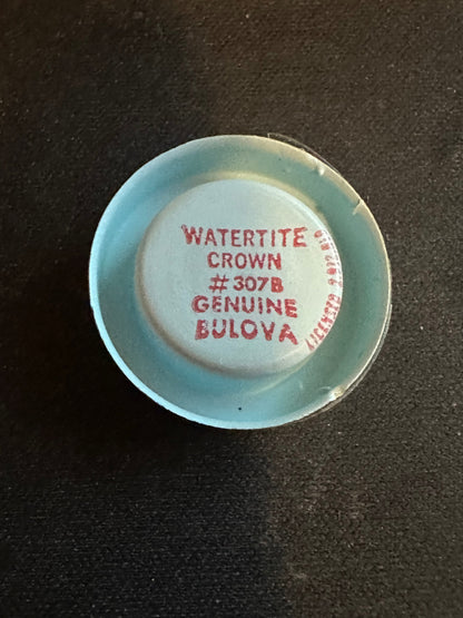 Lot of 2 Factory Bulova Watertite Crowns #307B - White
