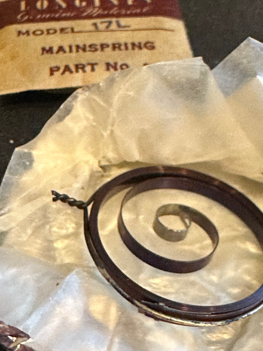Longines Factory Mainspring for 18L caliber 18/89 - Steel